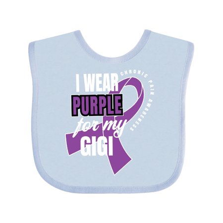 Inktastic Chronic Pain I Wear Purple For My Gigi Gift Baby Boy or Baby Girl Bib
Inktastic Chronic Pain I Wear Purple For My Gigi Gift Baby Boy or Baby Girl Bib