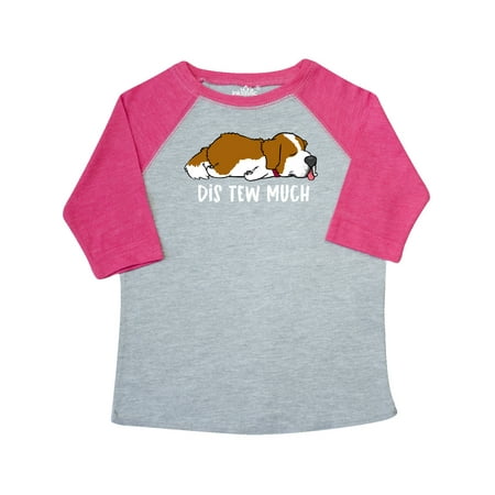 Inktastic Napping Dis Tew Much St. Bernard Gift Toddler Boy or Toddler Girl T-Shirt
Inktastic Napping Dis Tew Much St. Bernard Gift Toddler Boy or Toddler Girl T-Shirt