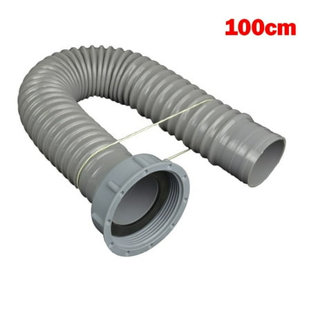 Kitchen Sink Drain Pipe Strainer Drainage Waste Water Pipe Sewer Drain Hose 58mm