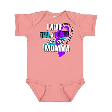 Inktastic Suicide Prevention I Wear Teal and Purple for My Momma Gift Baby Boy or Baby Girl Bodysuit
Inktastic Suicide Prevention I Wear Teal and Purple for My Momma Gift Baby Boy or Baby Girl Bodysuit