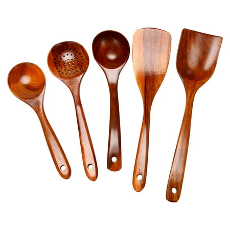 Wooden Spoons Wooden Spoons for Cooking 5-Piece Reusable Wood Kitchen Utensils Set Tools for Cooking Nonstick Cookware
Wooden Spoons Wooden Spoons for Cooking 5-Piece Reusable Wood Kitchen Utensils Set Tools for Cooking Nonstick Cookware