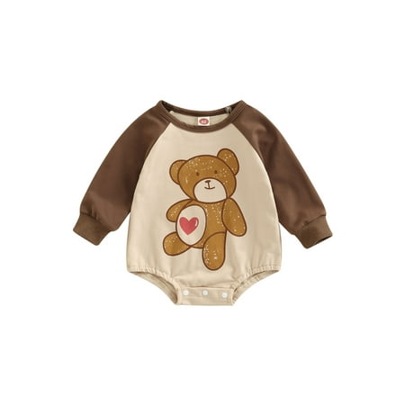 PDYLZWZY Kids Baby Girls Boys Sweatshirt Romper Cartoon Bear Print Round Neck Long Sleeve Jumpsuit Clothes 6-12 Months
PDYLZWZY Kids Baby Girls Boys Sweatshirt Romper Cartoon Bear Print Round Neck Long Sleeve Jumpsuit Clothes 6-12 Months
