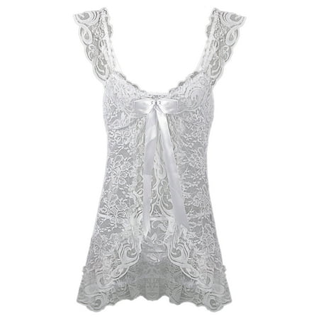 zuwimk Lingerie For Women Sexy Naughty Lingerie for Women Lace Babydoll Sexy Chemise V Neck Mesh Sleepwear White S
zuwimk Lingerie For Women Sexy Naughty Lingerie for Women Lace Babydoll Sexy Chemise V Neck Mesh Sleepwear White S