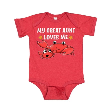 Inktastic My Great Aunt Loves Me- Cute Crab Family Gift Baby Boy or Baby Girl Bodysuit
Inktastic My Great Aunt Loves Me- Cute Crab Family Gift Baby Boy or Baby Girl Bodysuit