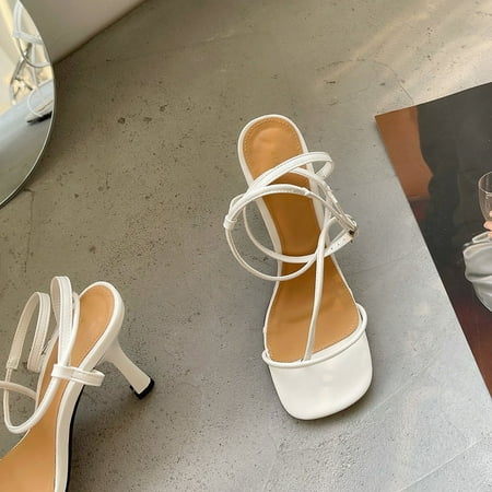 IELGY solid color ladies high-heeled sandals fashion temperament round toe French temperament
IELGY solid color ladies high-heeled sandals fashion temperament round toe French temperament