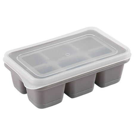 HAXMNOU Ice Box Ice Tray Mould Sealed Homemade Freezer Box Mini Ice Cube Mould