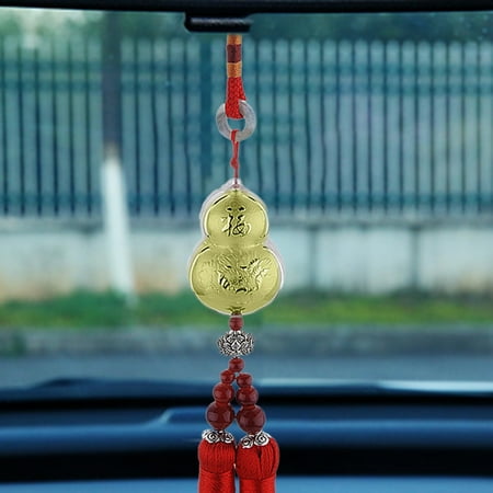 SPRING PARK Lucky Chinese Style Gold Foil Gourd Safety Car Rearview Mirror Wall Hanging Pendant
SPRING PARK Lucky Chinese Style Gold Foil Gourd Safety Car Rearview Mirror Wall Hanging Pendant