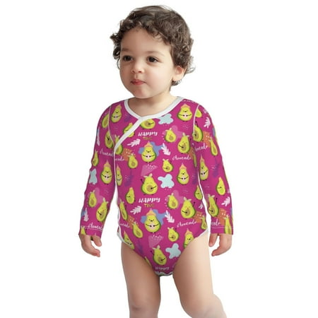 Fotbe Green Avocado Pattern Unisex-baby Long-sleeve Bodysuit Long Sleeve Bodysuits One-piece 100% Organic Cotton for Infant Baby Boys Unisex-2 Years
Fotbe Green Avocado Pattern Unisex-baby Long-sleeve Bodysuit Long Sleeve Bodysuits One-piece 100% Organic Cotton for Infant Baby Boys Unisex-2 Years