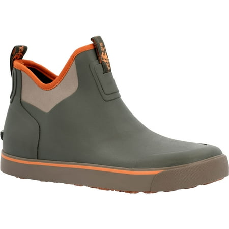 Rocky Dry-Strike Waterproof Green & Orange Deck Boot Size 4(M)