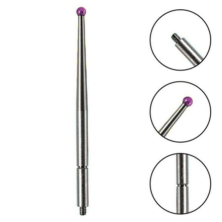 Contact Points For Dial Test Indicator 2mm red gemstone Ball Tip M1.6 21CZA211