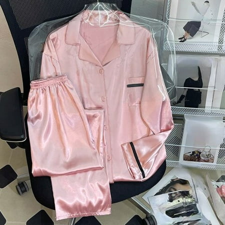 PIKADINGNIS 2 Piece Women Set Spring Autumn Long Sleeve Pajamas for Woman Silk Fashion Sleepwear Flowers Bird Print Sexy Satin Pajama Set
PIKADINGNIS 2 Piece Women Set Spring Autumn Long Sleeve Pajamas for Woman Silk Fashion Sleepwear Flowers Bird Print Sexy Satin Pajama Set