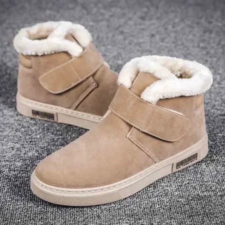 New Men‘s Warm Plush Lining Hook And Loop Fastener Snow Boots Anti-skid Slip On Shoes For Outdoor Autumn & Winter
New Men‘s Warm Plush Lining Hook And Loop Fastener Snow Boots Anti-skid Slip On Shoes For Outdoor Autumn & Winter