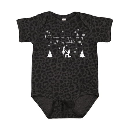 Inktastic Mommy Will You Marry My Daddy Gift Baby Boy or Baby Girl Bodysuit