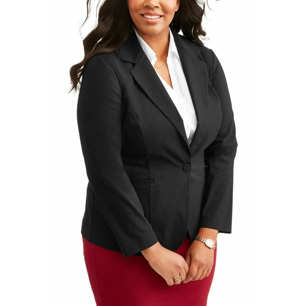 Rachel Rachel Women's Plus Size Ponte Blazer