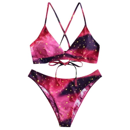 NECHOLOGY Women Swimsuit Size 16 Ladies Separate Suspender Star Gradual Printed Bikini Pure-color Sports Bra Swimsuit Top Underwear Hot Pink X-Large
NECHOLOGY Women Swimsuit Size 16 Ladies Separate Suspender Star Gradual Printed Bikini Pure-color Sports Bra Swimsuit Top Underwear Hot Pink X-Large