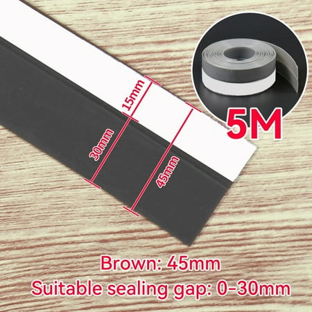 SEARCHI Weather Strippin Silicone Door Seal Strip Sticker Adhesive for Door Window 16Ft Long Gray Width 45mm
SEARCHI Weather Strippin Silicone Door Seal Strip Sticker Adhesive for Door Window 16Ft Long Gray Width 45mm