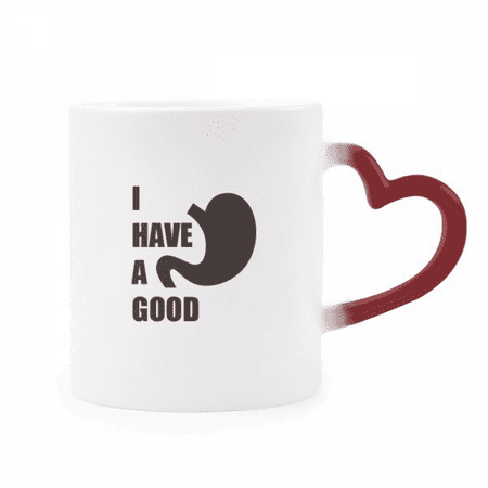 Stomach Good Body Lucky Food Heat Sensitive Mug Red Color Changing Stoneware Cup
Stomach Good Body Lucky Food Heat Sensitive Mug Red Color Changing Stoneware Cup