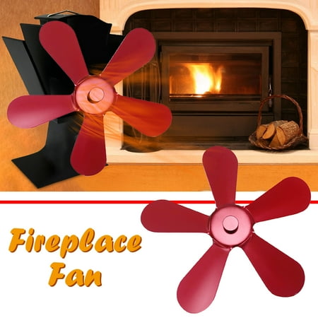 Dpityserensio 5 Blade for Heat Powered Wood Stove Fan Wood Log Burner Fireplace Friendly Fan Fans for Home Clearance
Dpityserensio 5 Blade for Heat Powered Wood Stove Fan Wood Log Burner Fireplace Friendly Fan Fans for Home Clearance