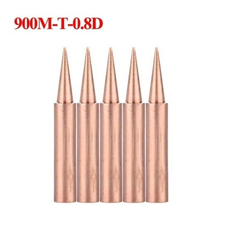QXKE 5pcs 900M-T Copper Soldering iron tips Lead-free welding solder tip 933.907.951
QXKE 5pcs 900M-T Copper Soldering iron tips Lead-free welding solder tip 933.907.951