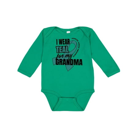 Inktastic I Wear Teal For My Grandma Ovarian Cancer Awareness Gift Baby Boy or Baby Girl Long Sleeve Bodysuit
Inktastic I Wear Teal For My Grandma Ovarian Cancer Awareness Gift Baby Boy or Baby Girl Long Sleeve Bodysuit
