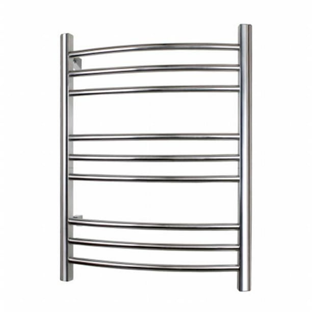 WarmlyYours TW-R09BS-HW Towel Warmer Riviera Hard-wire 9-bar Brushed Stainless