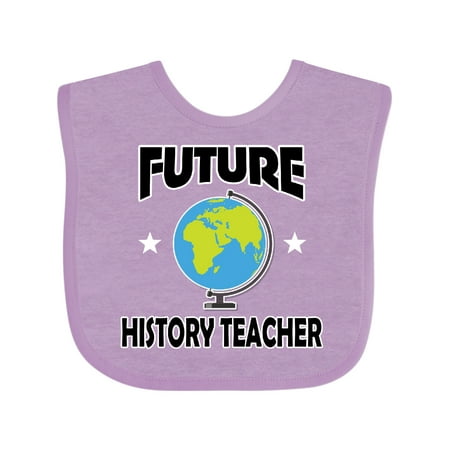Inktastic Future History Teacher Gift Baby Boy or Baby Girl Bib