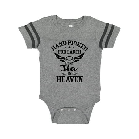 Inktastic Handpicked for Earth By My Tia in Heaven with Angel WIngs Gift Baby Boy or Baby Girl Bodysuit
Inktastic Handpicked for Earth By My Tia in Heaven with Angel WIngs Gift Baby Boy or Baby Girl Bodysuit