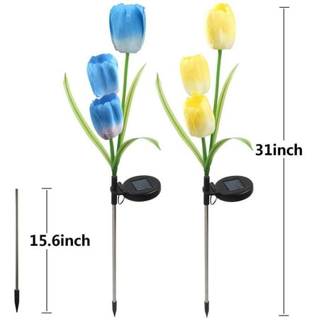 Solar lantern outdoor tulip decoration garden courtyard garden tulip solar lamp Blue
Solar lantern outdoor tulip decoration garden courtyard garden tulip solar lamp Blue