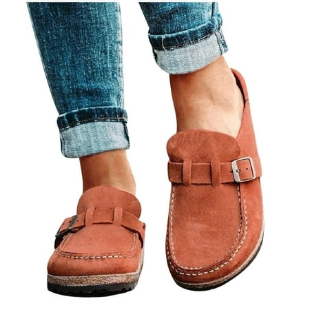Ecqkame Fashion Plus Size Women Slide Slippers Flip Flop Belt Buckle Nubuck Flat Shoes Orange 36 Clearance Items
Ecqkame Fashion Plus Size Women Slide Slippers Flip Flop Belt Buckle Nubuck Flat Shoes Orange 36 Clearance Items