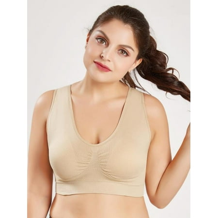 Ame Women s Large Size Seamless Sports Bra With Chest Pad Adjustment Type Without Steel Ring Comfort Lightly Lined V Neck Bralette
Ame Women s Large Size Seamless Sports Bra With Chest Pad Adjustment Type Without Steel Ring Comfort Lightly Lined V Neck Bralette