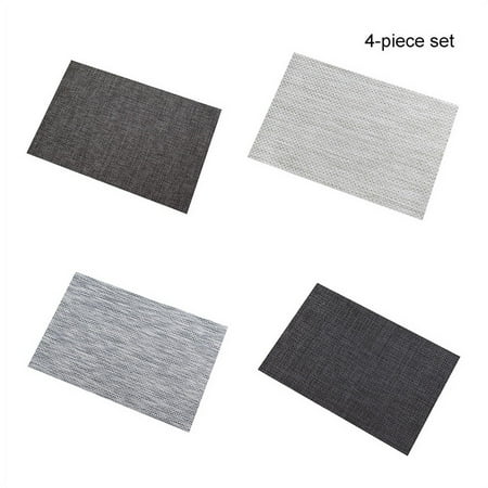 Alexsix Placemats Set of 4 Heat Resistant Non-Slip PVC Woven Mat for Dining Table Washable Modern Home
Alexsix Placemats Set of 4 Heat Resistant Non-Slip PVC Woven Mat for Dining Table Washable Modern Home