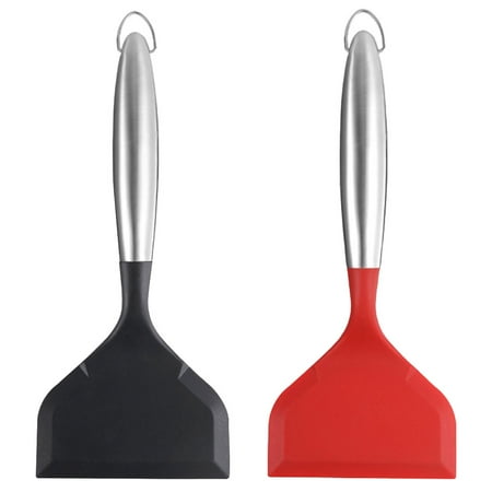FRCOLOR 2Pcs Heat Resistant Spatula Food Cooking Spatula Kitchen Pizza Spatula Stainless Steel Steak Spatula
FRCOLOR 2Pcs Heat Resistant Spatula Food Cooking Spatula Kitchen Pizza Spatula Stainless Steel Steak Spatula