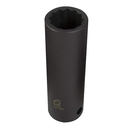 Sunex 1/2 Drive 19MM 12 Point Deep Impact Socket