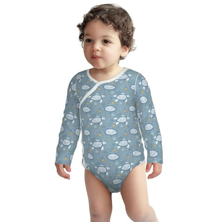 Fotbe Turtle Pattern Unisex-baby Long-sleeve Bodysuit Long Sleeve Bodysuits One-piece 100% Organic Cotton for Infant Baby Boys Unisex-6 Months
Fotbe Turtle Pattern Unisex-baby Long-sleeve Bodysuit Long Sleeve Bodysuits One-piece 100% Organic Cotton for Infant Baby Boys Unisex-6 Months