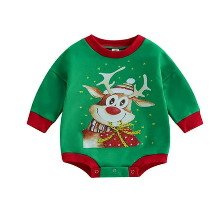 Baby Girl Boy Clothes Kids Boys Girls Toddler Christmas Deer Long Sleeve Sweatshirt Christmas Romper Jumpsuit Outfits
Baby Girl Boy Clothes Kids Boys Girls Toddler Christmas Deer Long Sleeve Sweatshirt Christmas Romper Jumpsuit Outfits