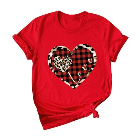 YFPWM Women Clothes Casual Work Flowy Tops Basic Tops Scrub Tops Summer Tops Sequin Tops Shirts Silk Blouse Short Sleeve Shirts Valentine s Day Print O-Neck Blouse
YFPWM Women Clothes Casual Work Flowy Tops Basic Tops Scrub Tops Summer Tops Sequin Tops Shirts Silk Blouse Short Sleeve Shirts Valentine s Day Print O-Neck Blouse