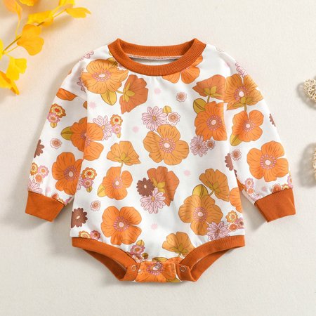 Hunpta Infant Girls Long Sleeve Floral Prints Pullover Romper Newborn Sweatshirt Bodysuits
Hunpta Infant Girls Long Sleeve Floral Prints Pullover Romper Newborn Sweatshirt Bodysuits