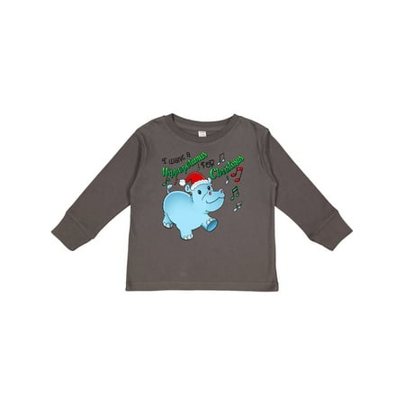 Inktastic I Want a Hippopotamus for Christmas Hippo in Santa Hat Gift Toddler Boy or Toddler Girl Long Sleeve T-Shirt
Inktastic I Want a Hippopotamus for Christmas Hippo in Santa Hat Gift Toddler Boy or Toddler Girl Long Sleeve T-Shirt