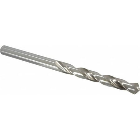 Precision Twist Drill 5/8 118° Spiral Flute HSS Taper Length Drill Bit Bright Finish 4-7/8 Flute Length 8-3/4 OAL Standard Point Straight Shank Series R51
Precision Twist Drill 5/8 118° Spiral Flute HSS Taper Length Drill Bit Bright Finish 4-7/8 Flute Length 8-3/4 OAL Standard Point Straight Shank Series R51