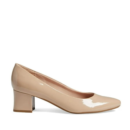 EASY SPIRIT Female Adult Women 7.5 NICOLE-LT-NAT110 Light Natural Patent
