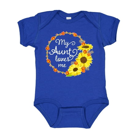 Inktastic My Aunt Loves Me with Sunflower Wreath Gift Baby Boy or Baby Girl Bodysuit
Inktastic My Aunt Loves Me with Sunflower Wreath Gift Baby Boy or Baby Girl Bodysuit