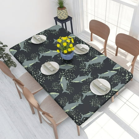 Home Deluxe Tablecloth Shark (42) Waterproof Elastic Rim Edged Table Cover- For Christmas Parties And Picnics 4ft
Home Deluxe Tablecloth Shark (42) Waterproof Elastic Rim Edged Table Cover- For Christmas Parties And Picnics 4ft