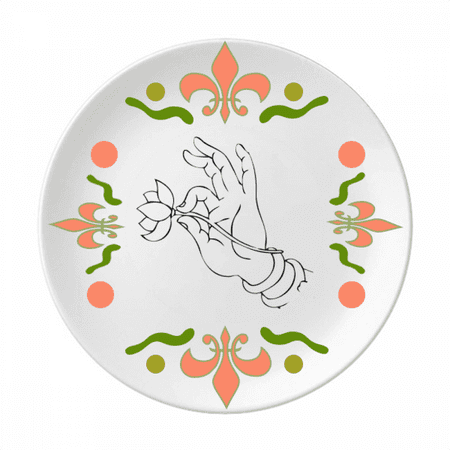 Culture Hand Lotus Line Drawing Pattern Flower Ceramics Plate Tableware Dinner Dish
Culture Hand Lotus Line Drawing Pattern Flower Ceramics Plate Tableware Dinner Dish