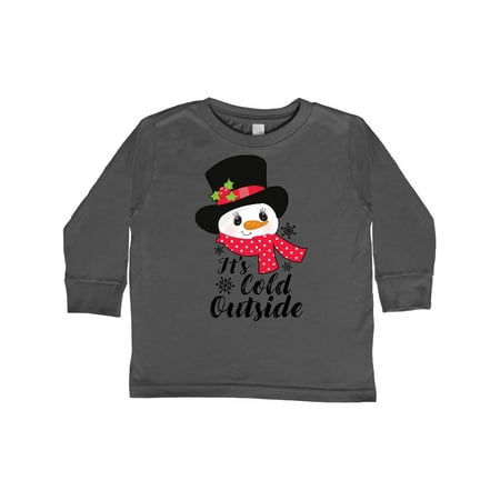 Inktastic It s Cold Outside with Cute Snowman and Snowflakes Gift Toddler Boy or Toddler Girl Long Sleeve T-Shirt
Inktastic It s Cold Outside with Cute Snowman and Snowflakes Gift Toddler Boy or Toddler Girl Long Sleeve T-Shirt