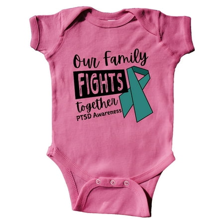 Inktastic Our Family Fights Together PTSD Awareness Teal Ribbon Gift Baby Boy or Baby Girl Bodysuit
Inktastic Our Family Fights Together PTSD Awareness Teal Ribbon Gift Baby Boy or Baby Girl Bodysuit