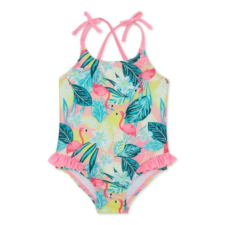 Shelloha Toddler Girl One-Piece Swimsuit with UPF 50+ Sizes 12M-5T