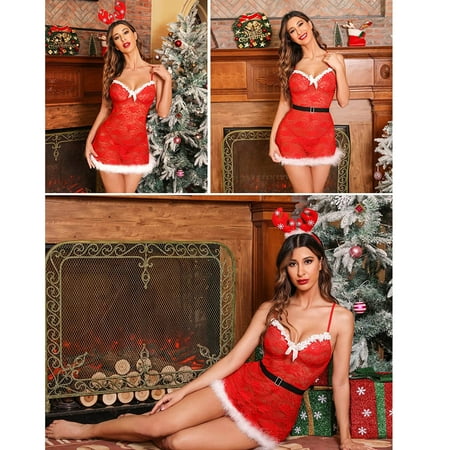zuwimk Babydoll Lingerie For Women Black Women bodysuit Sexy Lace Mini Babydoll Sheer V Neck Chemise See Through Nightgown Open Front Negligee Dress Red S
zuwimk Babydoll Lingerie For Women Black Women bodysuit Sexy Lace Mini Babydoll Sheer V Neck Chemise See Through Nightgown Open Front Negligee Dress Red S