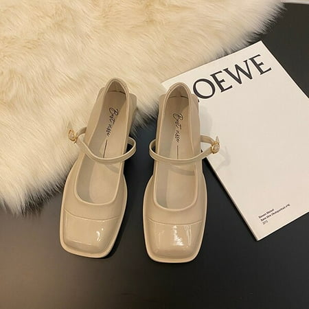 2022 Flat Shoes Women Leather Shoes Square Toe Spring Autumn Single Shoes Mary Jane Black Simple
2022 Flat Shoes Women Leather Shoes Square Toe Spring Autumn Single Shoes Mary Jane Black Simple