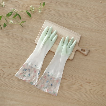 Limei Kitchen Gloves 1 Pair Anti-freeze Reusable Practical Winter Long Elastic Cuffs Fleece Lining Dishwashing Gloves
Limei Kitchen Gloves 1 Pair Anti-freeze Reusable Practical Winter Long Elastic Cuffs Fleece Lining Dishwashing Gloves