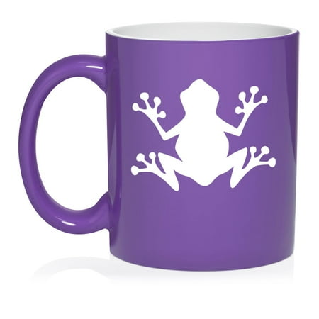 Frog Ceramic Coffee Mug Tea Cup Gift for Her Him Friend Coworker Wife Husband (11oz Purple)
Frog Ceramic Coffee Mug Tea Cup Gift for Her Him Friend Coworker Wife Husband (11oz Purple)